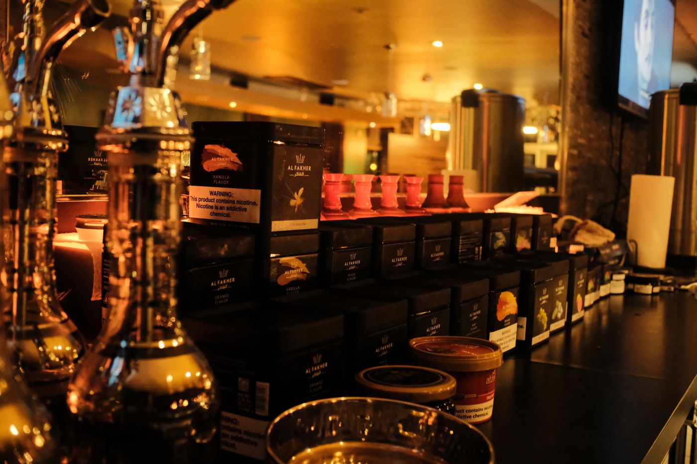 Premium hookah tobacco selection at HOKAH Pittsburgh